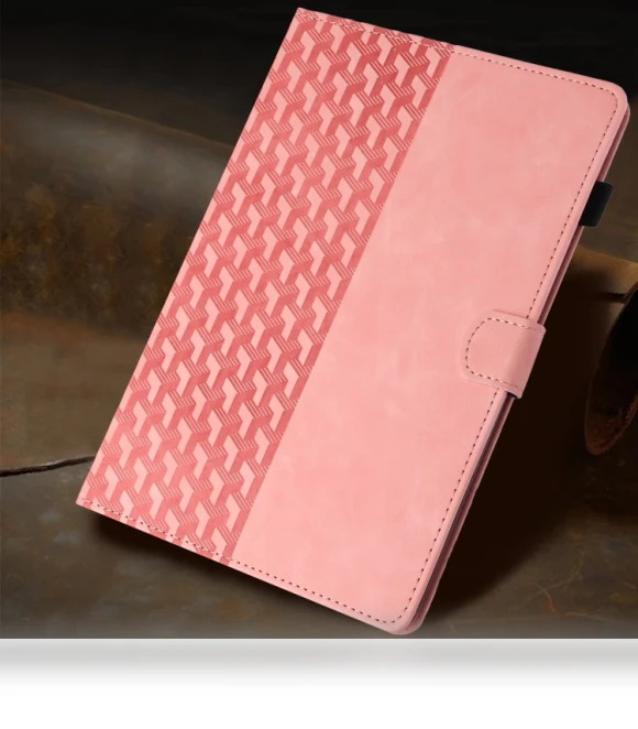 Building Blocks Embossed Leather Smart Tablet Case for iPad 10th Gen 10.9 2022 — Keyboard Cases
