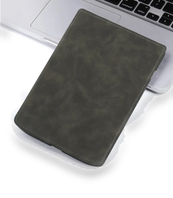 Retro Skin-feel Leather Smart Tablet Case for Pocketbook InkPad 4/Color2/3/PB743 — Protective Cases, Pocketbook