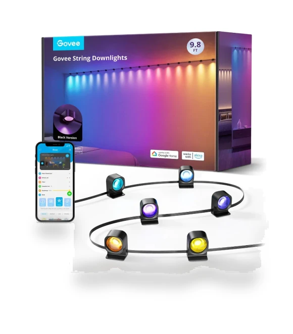 RGBIC String Downlights, 3m / 5m / 10m, Smart LED Light Ropes — LED, Govee