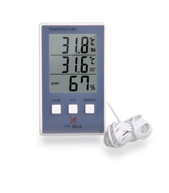Aquarium Thermometer and Humidity Meter with Dual Display Temperature — Thermometers, Apex Gear