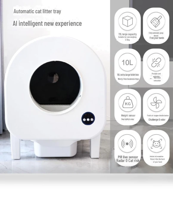 Automatic Smart Cat Litter Box — Training Systems, Pets Land