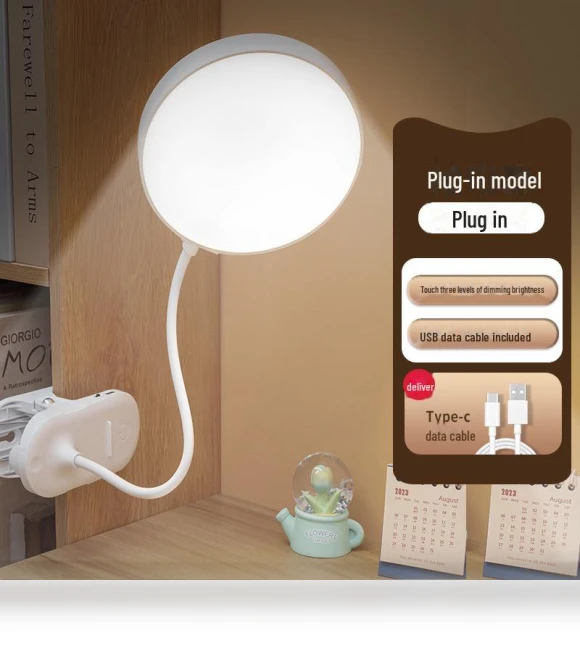 Eye-Care Clip-On LED Desk Lamp — Study & Desk Lighting, AI Supermarket