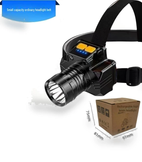 Inductive Headlamp with USB Charging — Flashlights, AI Supermarket