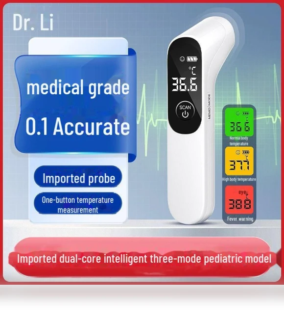 Infrared Portable Forehead Thermometer — Baby Thermometers, Small Appliances