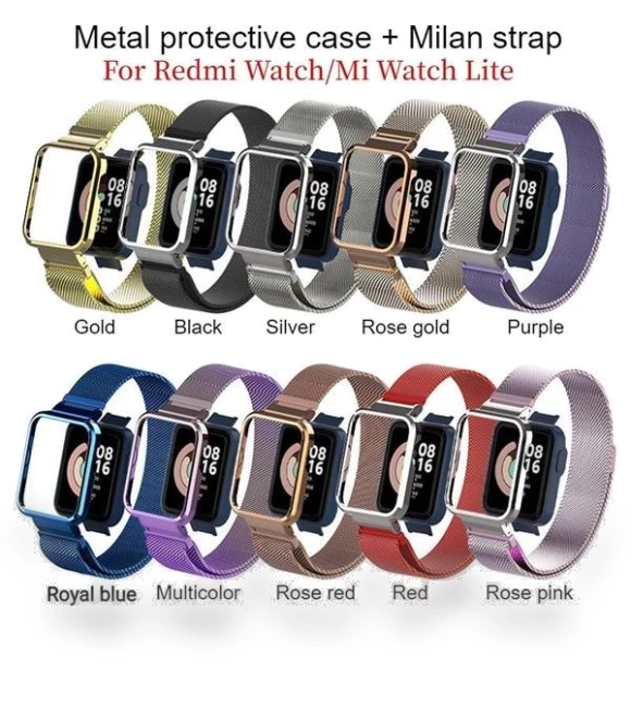 Metal Watch Strap with Case — Smartwatch Accessories, TVG