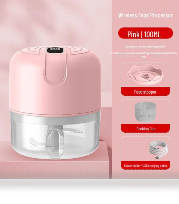 Mini Wireless Garlic Press — Mincers, AI Supermarket