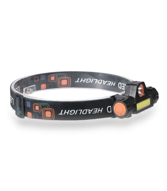 Rechargeable Headlamp with Dual Lamps — Flashlights, AI Supermarket