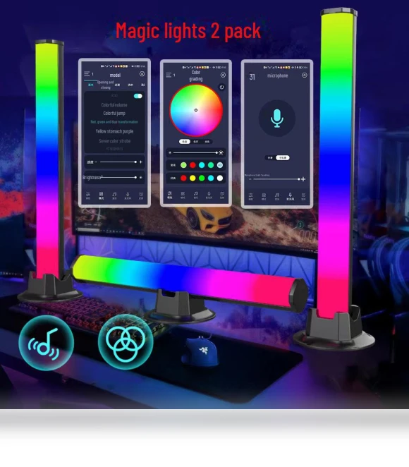 RGB Musical Touch LED Panel — LED Strips, Best Electronics