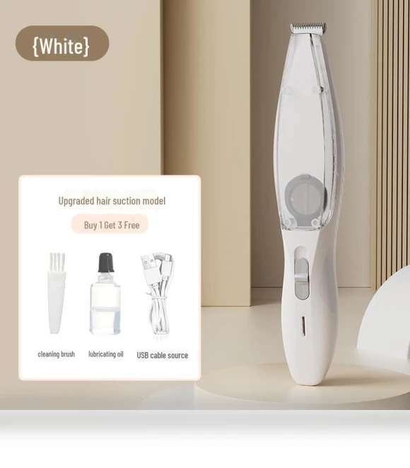 Silent Pet Hair Shaver with Built-in Vacuum — Dander Removers, Pets Land