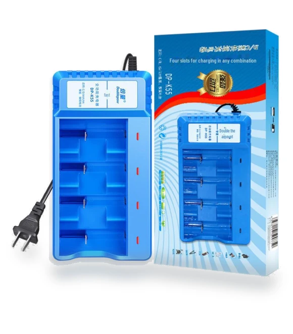 Smart Charger with 4 Slots — Chargers, Doublepow Battery