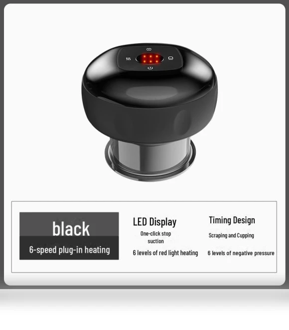 Smart Electric Cupping Massager with Heating and Suction — Back Relief Solutions, Perfect choice for your home