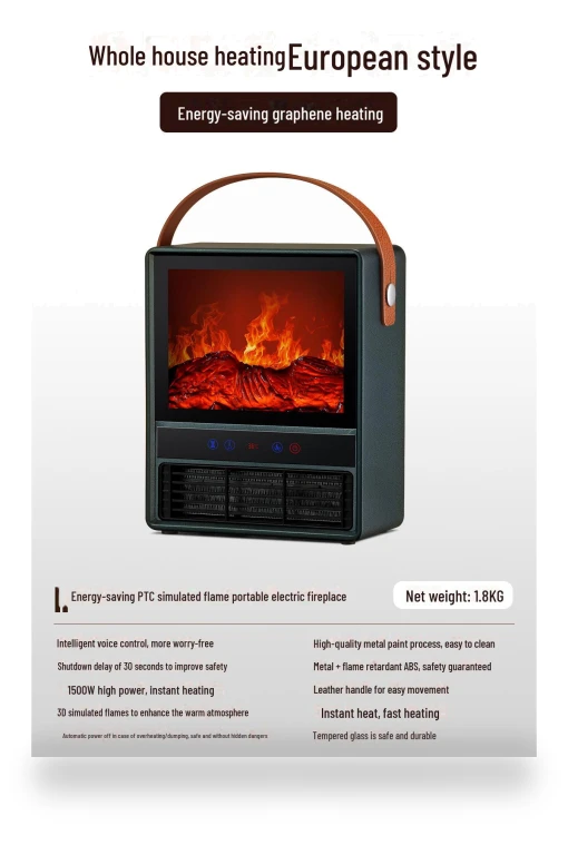 Smart Graphene Flame Heater — Heaters, Perfect choice for your home