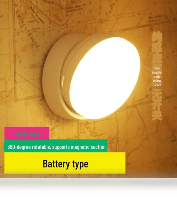 Smart LED Night Light with Human Body Induction — Night Lights, AI Supermarket