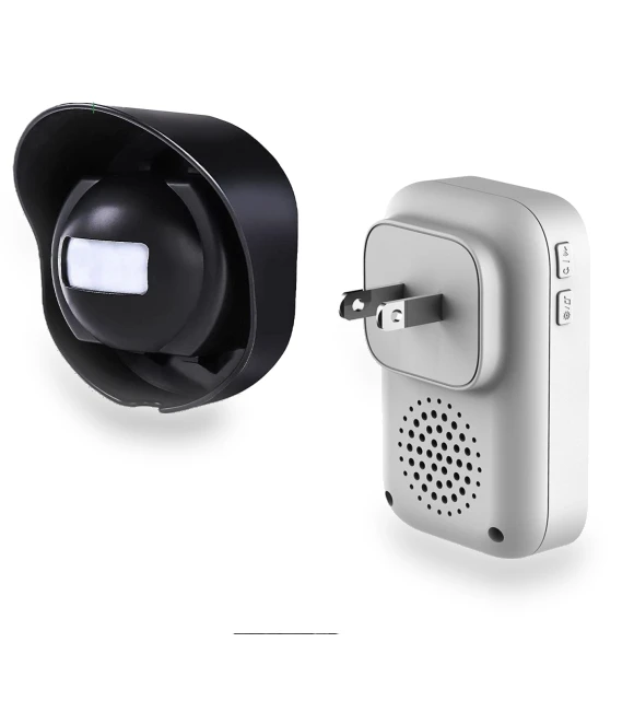 Waterproof Wireless Induction Doorbell with Human Presence Infrared Sensor — Smart Home Security, AI Supermarket