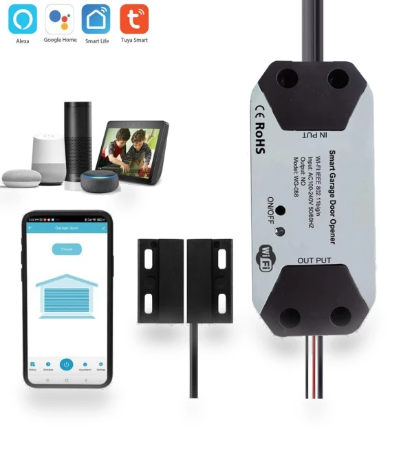 WiFi Garage Door Controller — Smart Home Hubs & Controllers, Smarter than future