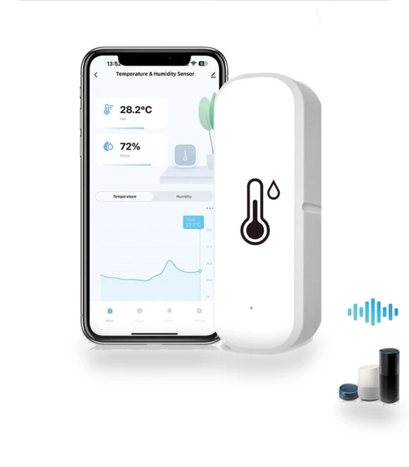 WiFi Temperature and Humidity Sensor — Home Climate Control, TopSky