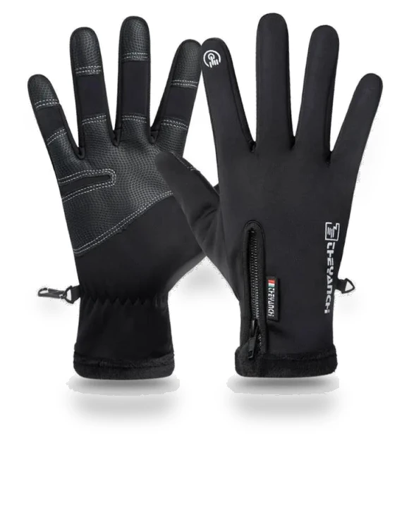 Winter Motorcycle Gloves with Touchscreen — Gloves, 888 Auto Parts Town
