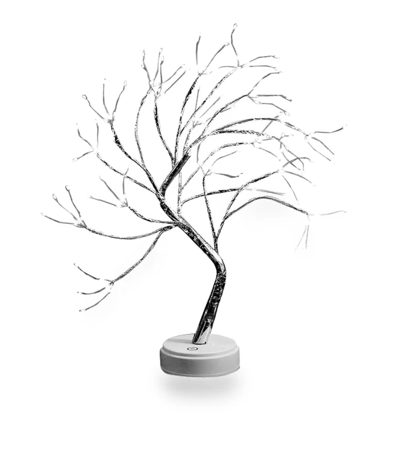 20-inch Bonsai Tree Desk Lamp — Study & Desk Lighting, Chic Home
