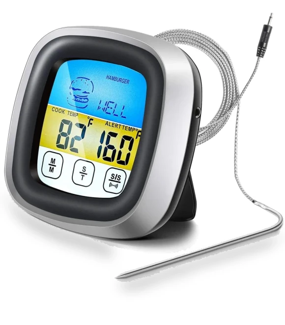 Digital Kitchen Thermometer with Touch Screen — Instant-Read, XYNN