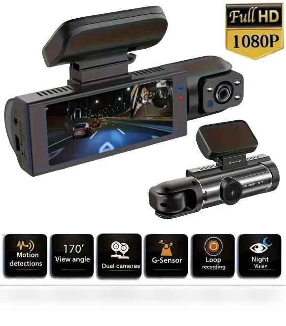 Full HD Dual Car Dash Cam — Dashboard Cameras, LIAESMART