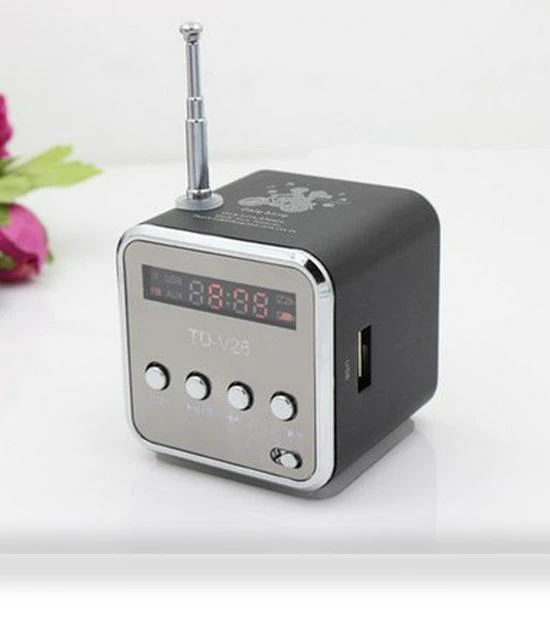 Mini Bluetooth Speaker with Display — Portable Audio, AI Supermarket