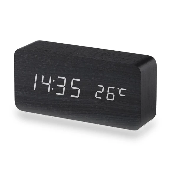 Modern Wooden LED Smart Alarm Clock — Clocks, AKA005