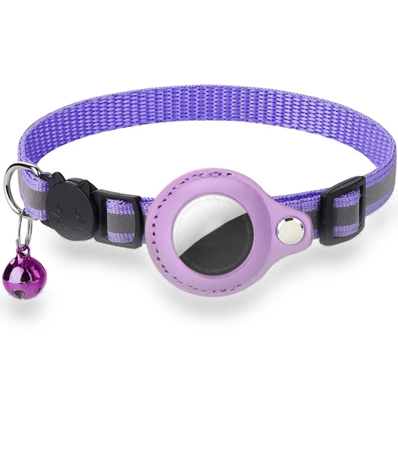 Pet Collar with GPS Tracker Holder — Trackers, Chic Home