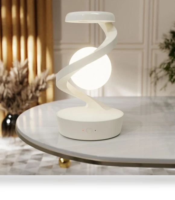 RGB Touch Atmosphere Lamp with Wireless Charging — Study & Desk Lighting, Chic Home
