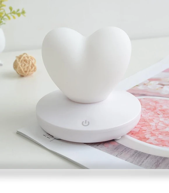 Romantic LED Heart Night Light — Night Lights, Chic Home