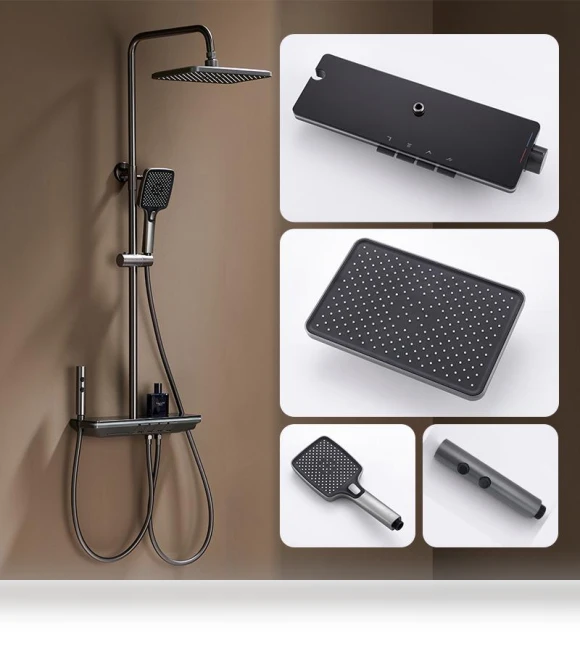 Smart Bathroom Shower System — Showerheads, Harmonious Living Home