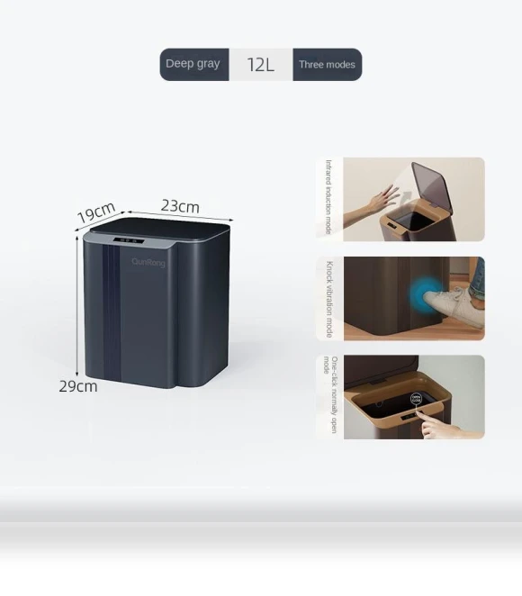 Smart Sensor Trash Can — Kitchen Cans, Chic Home