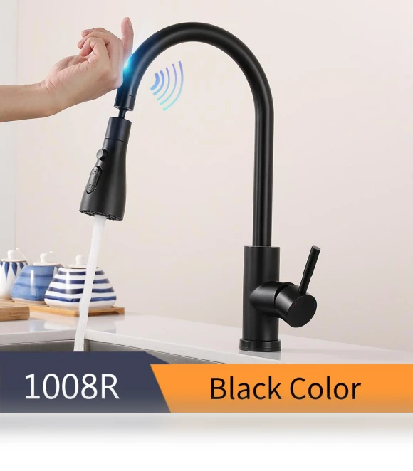 Smart Touch Kitchen Faucet — Smart-Touch Kitchen Faucets, Harmonious Living Home
