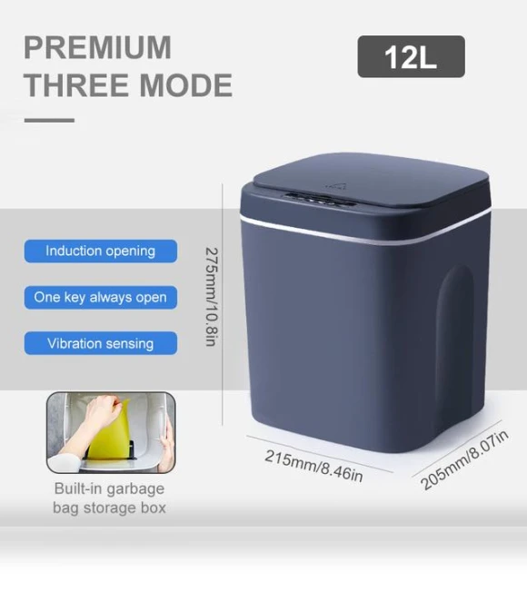 Smart Trash Can for Bathroom — Kitchen Cans, WTEMPO