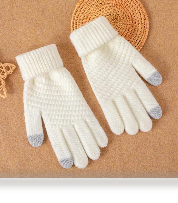 Touchscreen Gloves with Pineapple Design — Gloves, CrossCart