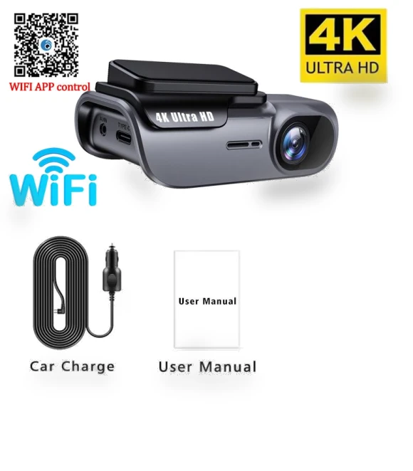 UHD 4K WIFI DashCam — Rearview Cameras for Cars, Auto Accessories Home