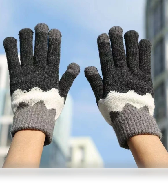 Warm Wool Gloves with Touchscreen — Gloves, CrossCart