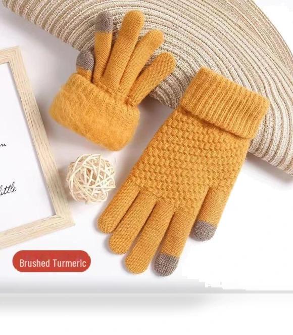 Winter Knitted Touchscreen Gloves — Cold Weather Gloves, Warm Land