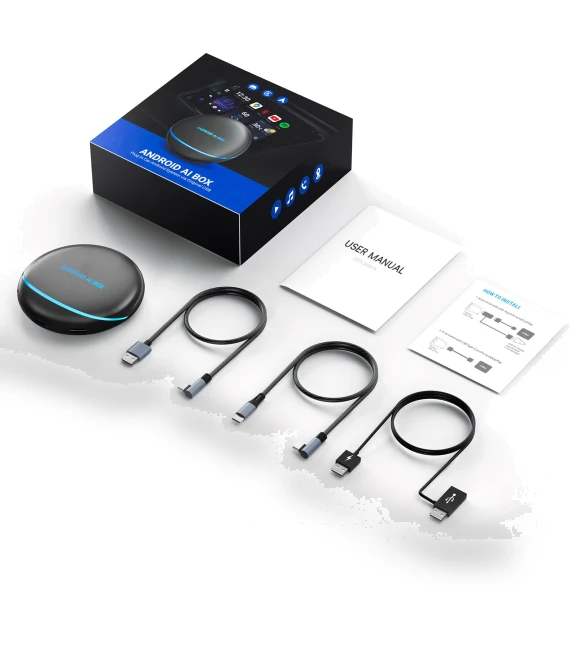 Wireless Carplay AI Box — Stereo Receivers, Auto Accessories Home