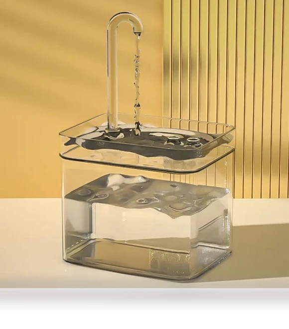 Automatic Cat Water Fountain — Pet Hydration Solutions, Indoor Furniture