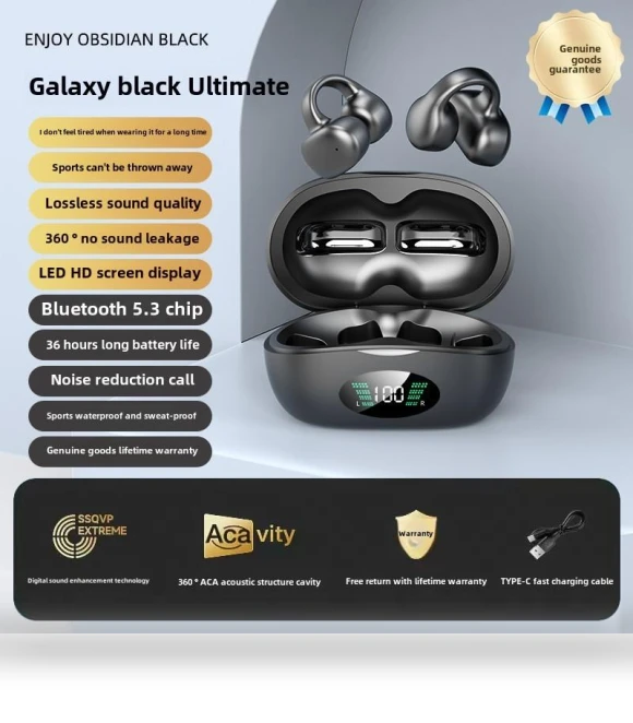 Bluetooth Clip-On Headphones — In-Ear Headphones, Pento Smart