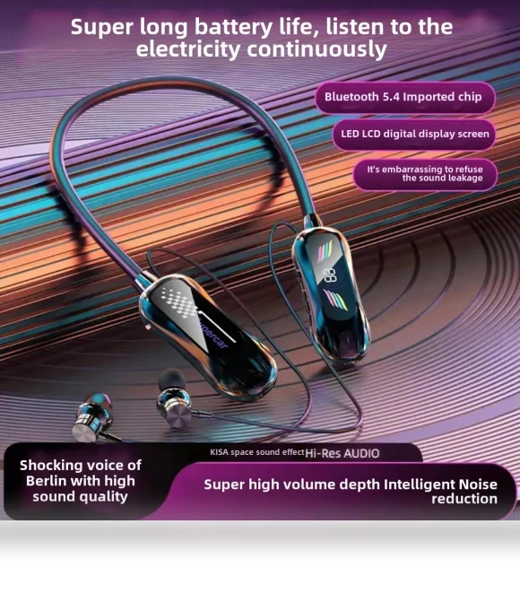 Bluetooth Neckband Headphones — In-Ear Headphones, Pento Smart