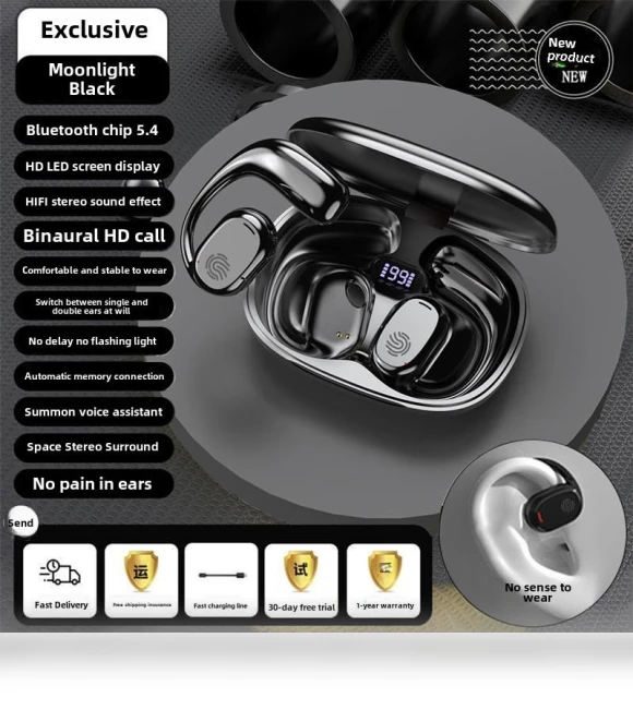 Bluetooth Open-Ear Headphones — In-Ear Headphones, Pento Smart
