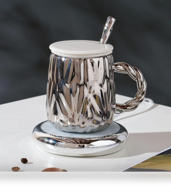 Ceramic Smart Thermos Mug — Beverage Warmers, Indoor Furniture
