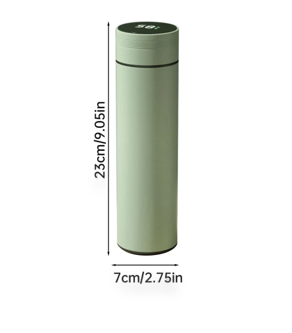 Thermos with Temperature Display — Travel Drinkware, Chic Interiors