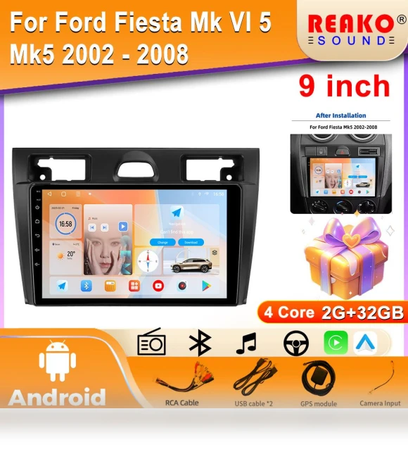 Universal Touchscreen Car Multimedia System — Stereo Receivers, Reakosound