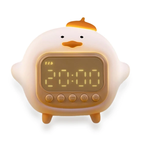 Cute Smart Alarm Clock Hug Duck — Clocks, DC-HOME Textile