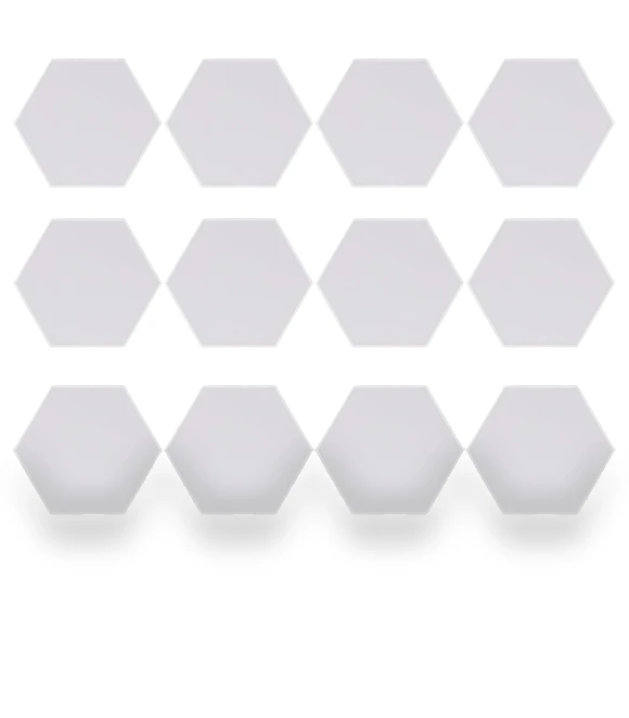 Hexagonal Wall LED Light Panels — Overhead Lighting, Health & Beauty PRODUCT