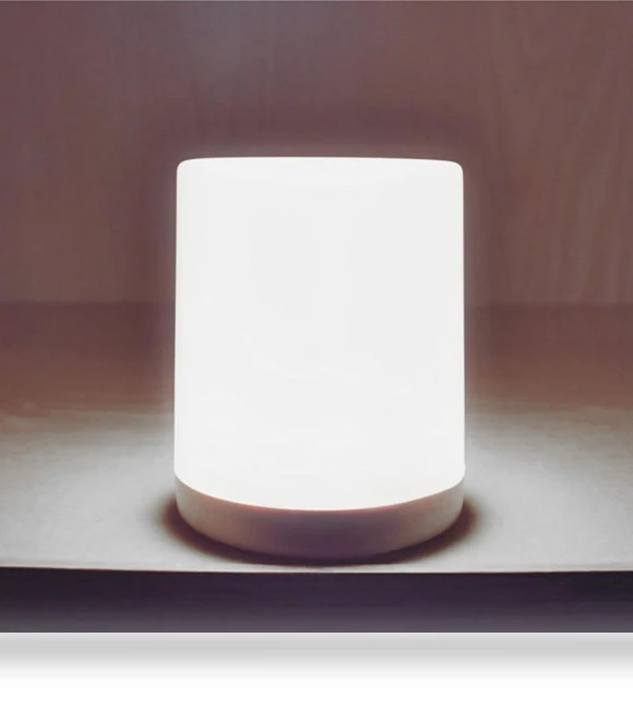 LED Desk Lamp with USB Charging — Desk & Table Lighting, DC-HOME Textile