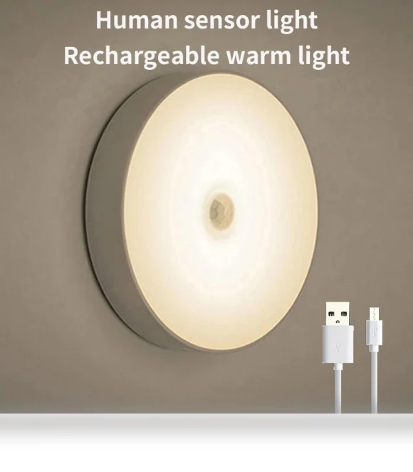 LED Human Body Sensor Night Light — Night Lights, CozyHomeDecor