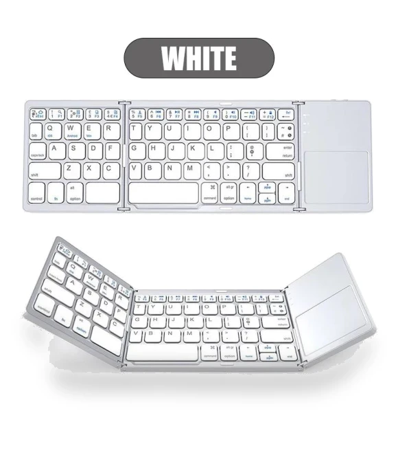 Mini Foldable Keyboard with Touch Panel — Keyboards, Chic Interiors